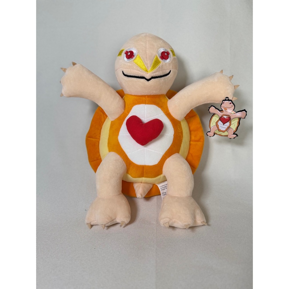Abominable Toys Hope the Turtle Plush Stuffed Animal Red Heart Tag